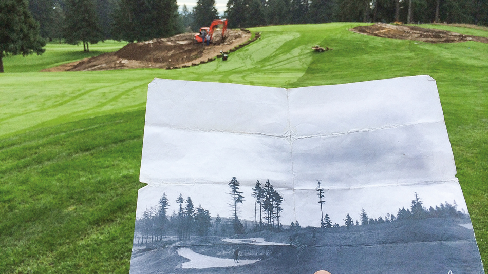 Helping to ensure Vernon Macan’s Volcano hole at Fircrest endures