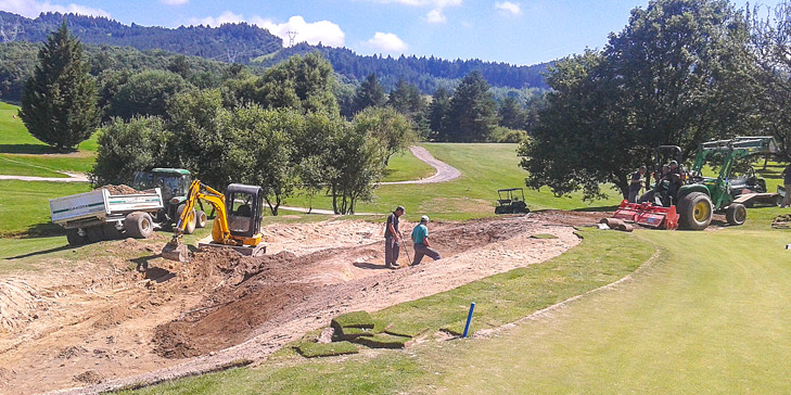 Renovations taking place on course at Club de Golf Larrabea