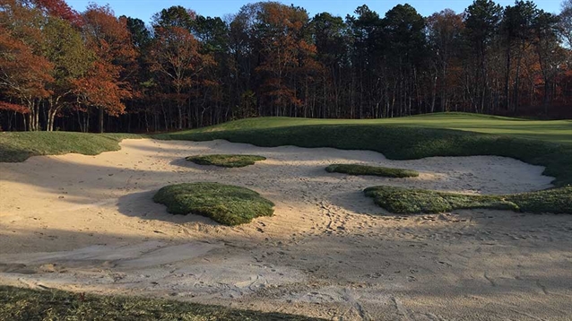 Robert McNeil reworks bunkering at two courses on Cape Cod