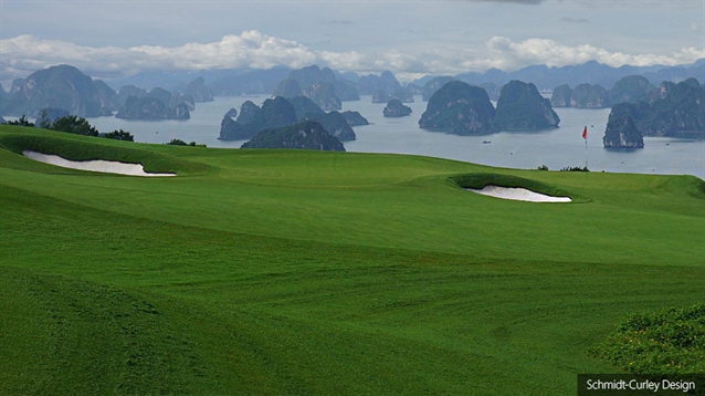 Grassing completed at new Ha Long Bay course in Vietnam