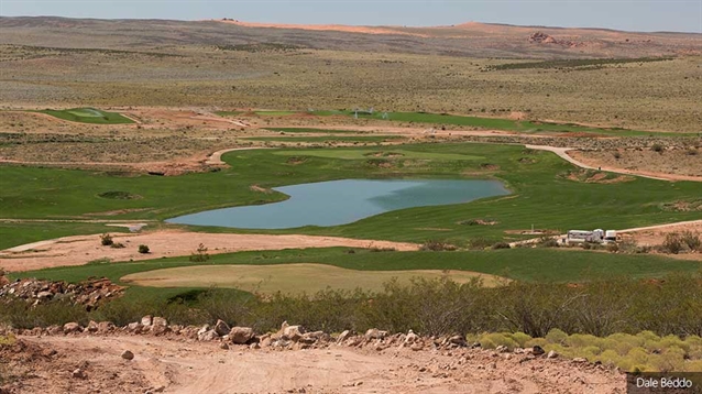 New golf course begins to take shape in south-west Utah