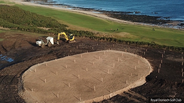 New seventh hole begins to take shape at Royal Dornoch
