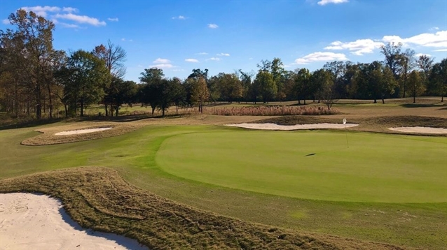 Nathan Crace completes bunker project at Tamahka Trails in Louisiana