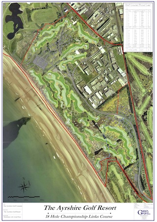 Planning filed for Ayrshire links