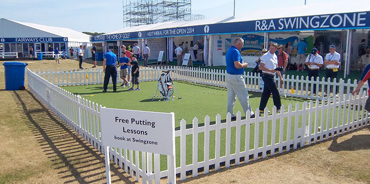 Huxley Golf to deliver all-weather putting green as part of Swingzone event