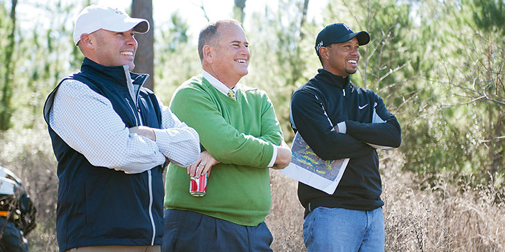 Construction of Tiger Woods firm’s design at Bluejack National underway
