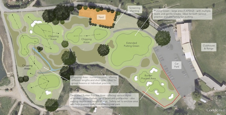 White designs new nine hole facility as English golf centre starts transformation