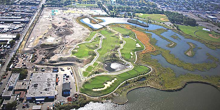 Construction of new nine-hole course in Jersey City close to completion