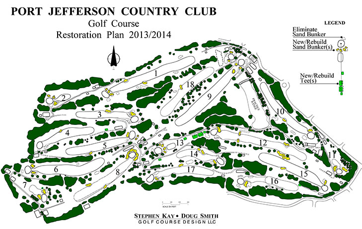 Holes reopen at Port Jefferson Country Club following renovation work