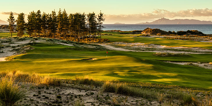 The par three second hole features a small bunker within the green (Photo: Joann Dost)