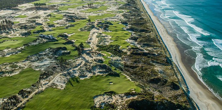 The course lies on the northern coast of New Zealand’s North Island (Photo: Joann Dost)
