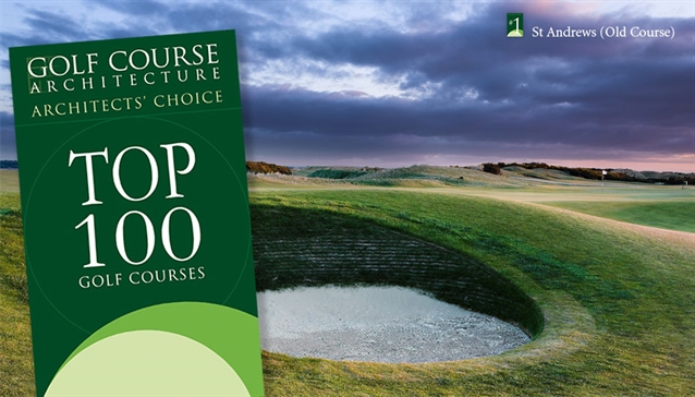 Architects' Choice Top 100 Golf Courses in the world