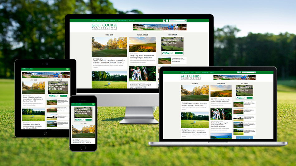 A brand new look for the Golf Course Architecture website