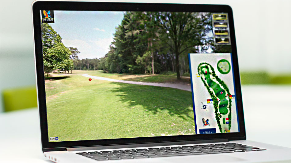 360-degree imaging technology helps showcase golf course design