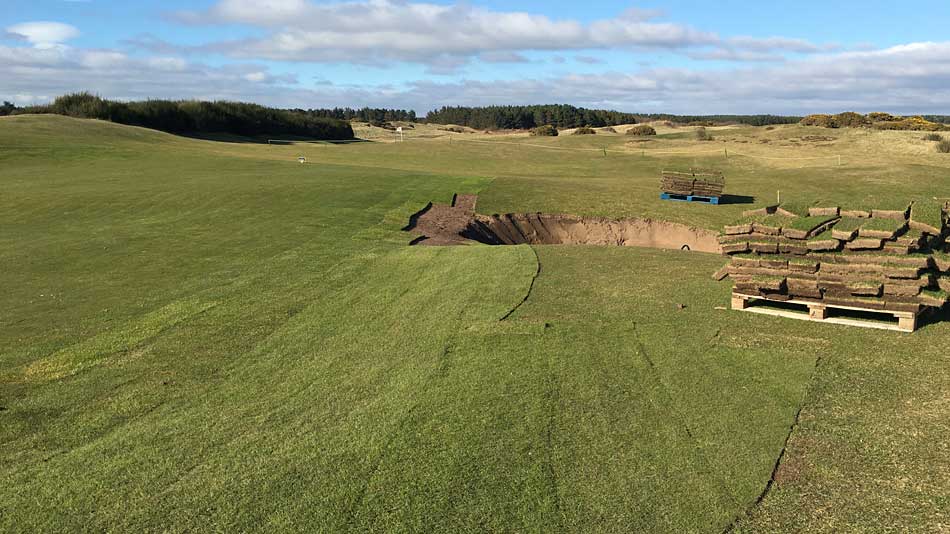 Project to reshape three greens at Dundonald Links reaches completion