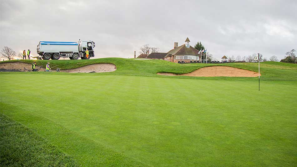 Bunkers at Chart Hills GC benefiting from introduction of Topsport liner