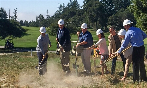 Work gets underway on Pasatiempo GC irrigation and water project