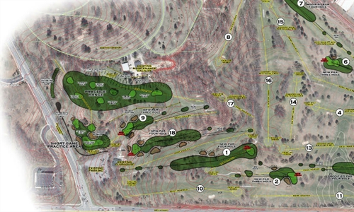 Chris Wilcynzski creating five new holes at Indian Trails Golf Course
