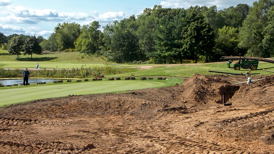 Kevin Norby leads renovation work at Inver Wood Golf Course