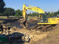 Tripp Davis’ renovation work at the Northwood Club gets underway