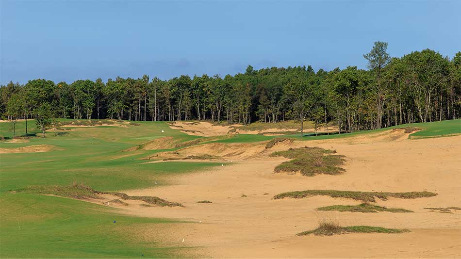 Second course at Sand Valley begins to take shape