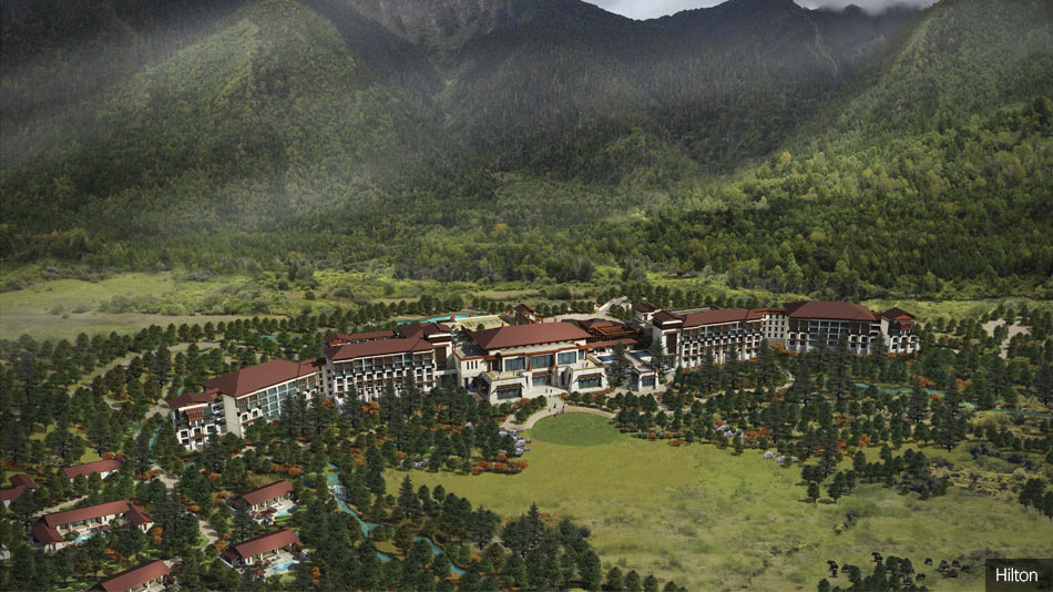 New Hilton resort includes Tibet’s first golf course