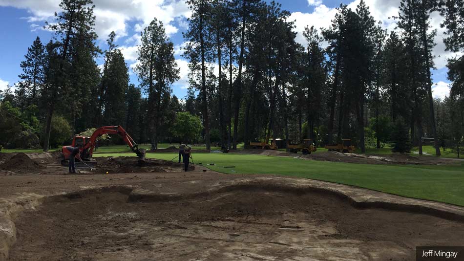 Work to remodel three holes at Manito Golf & Country Club begins