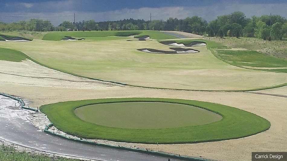 Shaping and earthmoving complete at new Friday Harbour course