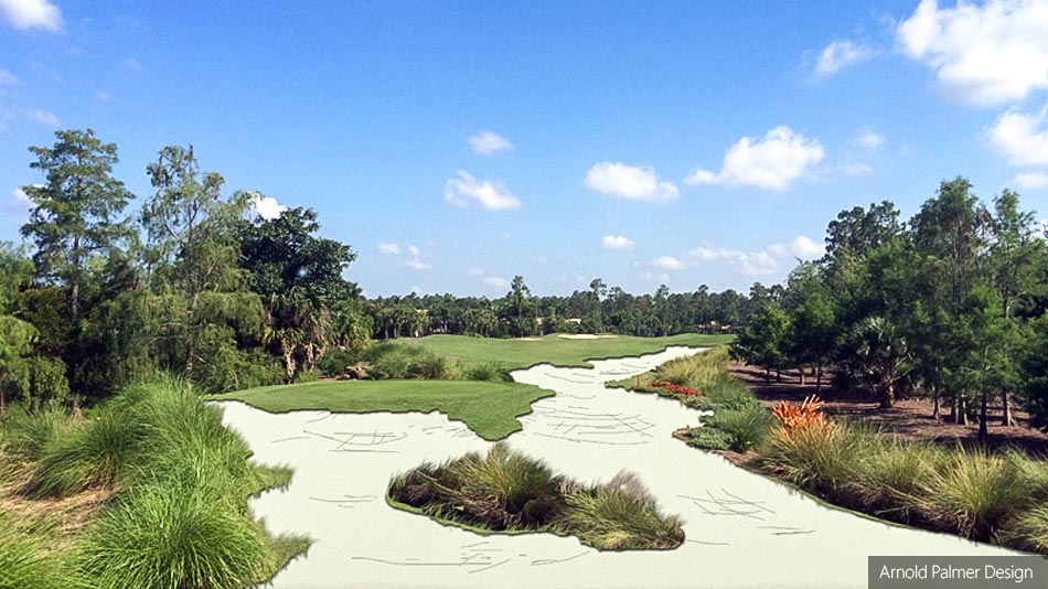 Renovation work takes place on Naples Lakes CC course