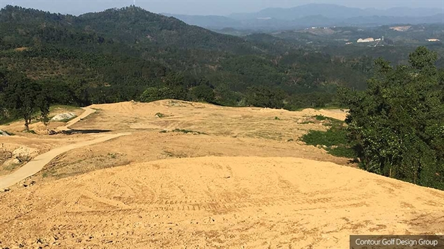 Construction underway at Baihua Ridge course in China