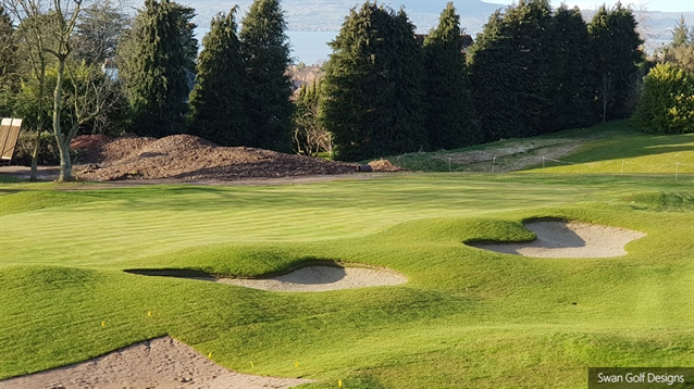 New eighteenth green and putting green take shape at Holywood GC