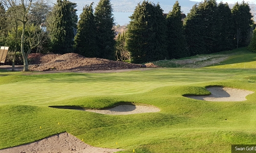 New eighteenth green and putting green take shape at Holywood GC