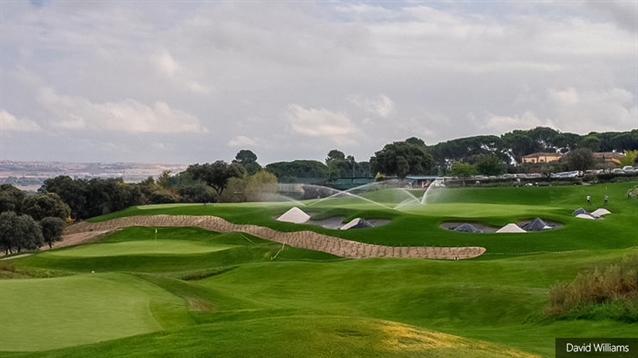 David Williams transforms short game area at Madrid club