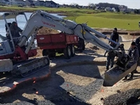 Plantation Lakes in progress with second nine