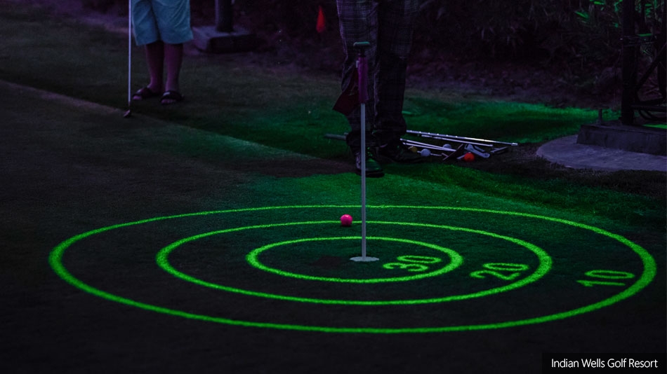 Holing out: When night falls