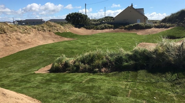 David Minogue creates new short game area at Spanish Point GC