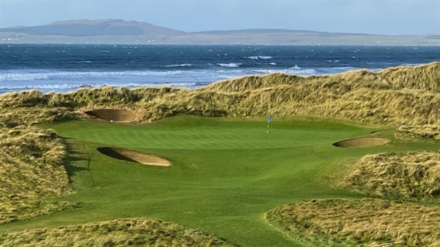 The Machrie nears completion of bunker work