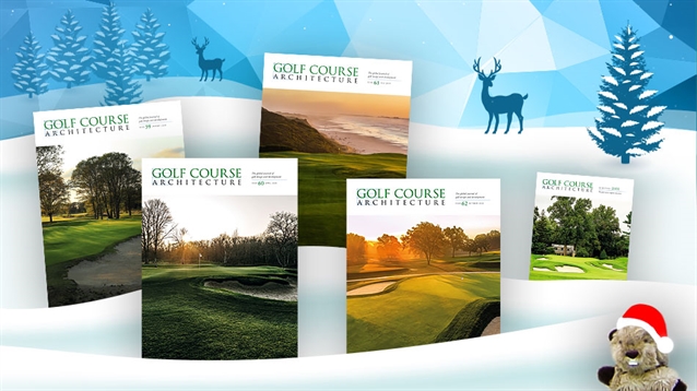 Happy holidays from us all at Golf Course Architecture!