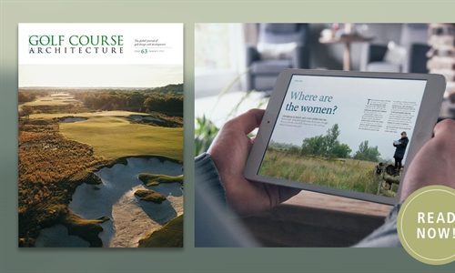 The January 2021 issue of Golf Course Architecture is out now!