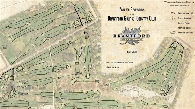 Brantford Golf & Country Club appoints WAC Golf for renovation