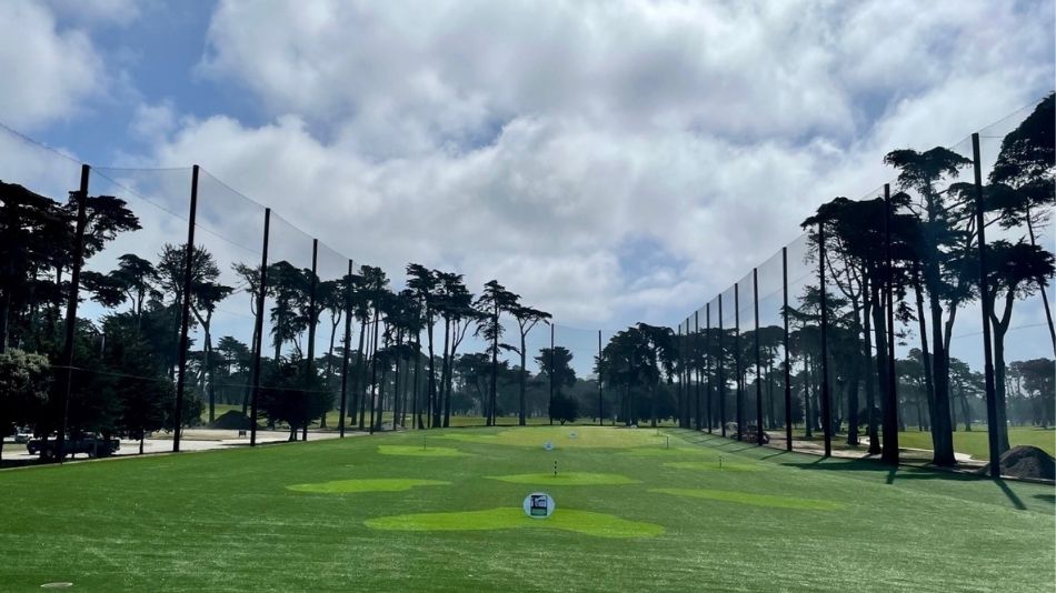 TPC Harding Park’s practice facility now features “cutting-edge technology”