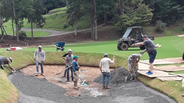 Big Canoe GC in Georgia completes bunker renovation on Creek nine