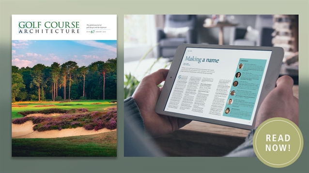 The January 2022 issue of Golf Course Architecture is out now!