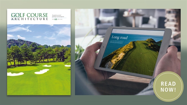 The April 2022 issue of Golf Course Architecture is out now!