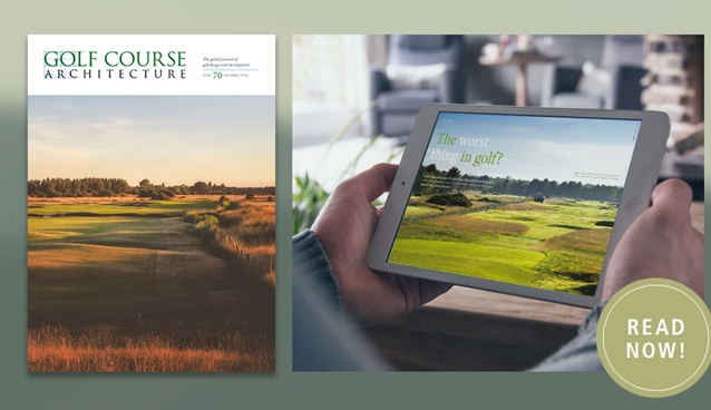 The October 2022 issue of Golf Course Architecture is out now!