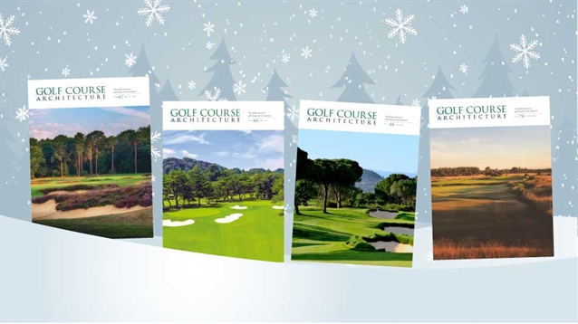 Happy holidays to all Golf Course Architecture readers!