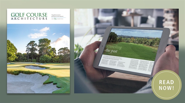 The January 2023 issue of Golf Course Architecture is out now!