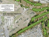 Kristine Kerr prepares plans for remodelling of six holes at Boulcott’s...