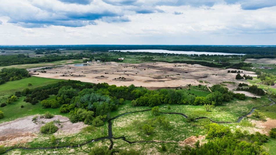 Grassing begins on OCM-designed Tepetonka course