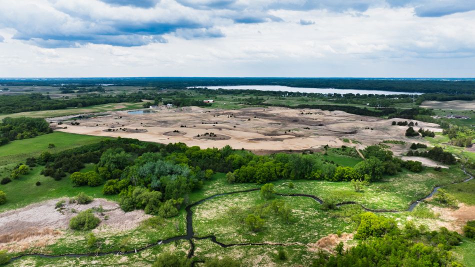 Grassing begins on OCM-designed Tepetonka course